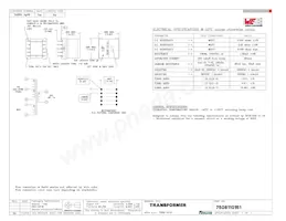 7508110151 Datasheet Cover