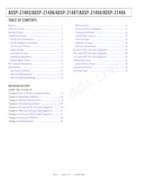 AD21488WBSWZ402 Datasheet Pagina 2