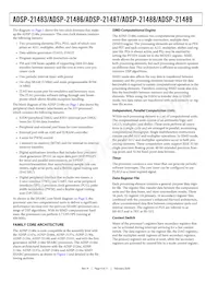 AD21488WBSWZ402 Datasheet Page 4