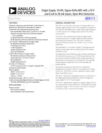 AD4111BCPZ-RL7 Datasheet Copertura