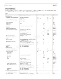 AD4111BCPZ-RL7數據表 頁面 5