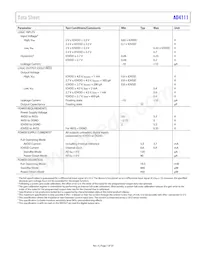 AD4111BCPZ-RL7 Datasheet Pagina 7