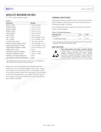 AD4111BCPZ-RL7 Datasheet Pagina 10