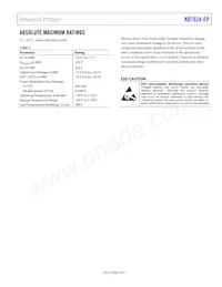 AD7524SRZ-EP Datasheet Pagina 5