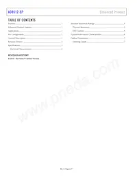 AD8512TRZ-EP-R7 Datasheet Page 2