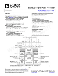 ADAU1462WBCPZ300 Datasheet Copertura