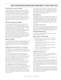 ADSP-21584CBCZ-4A Datasheet Page 15