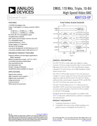 ADV7123SCP170EP-RL Datasheet Copertura