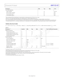 ADV7123SCP170EP-RL Datasheet Page 5