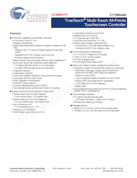 CYTMA448-70BUI58AET Datasheet Cover