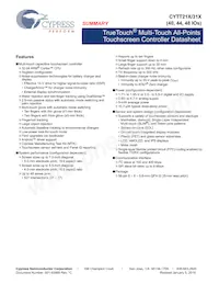 CYTT21403-56LQI44T Datasheet Copertura