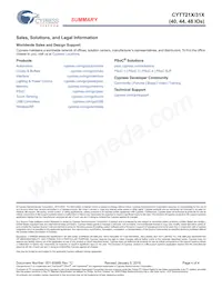 CYTT21403-56LQI44T Datasheet Pagina 4