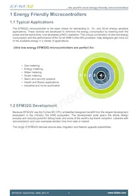 EFM32G30F128-QFN64T Datasheet Pagina 2