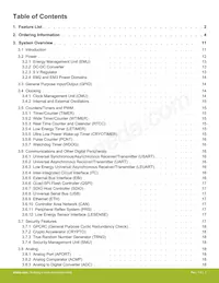 EFM32GG11B420F2048IQ100-B Datasheet Pagina 7