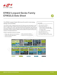 EFM32LG332F128-QFP64 Datasheet Copertura