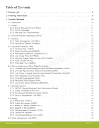 EFM32TG11B520F128GQ48-A Datasheet Page 7