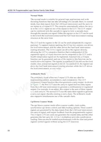 EP1K30QI208-2N Datasheet Page 22