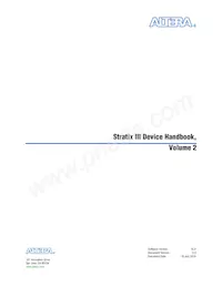 EP3SE260F1152C4N Datenblatt Cover