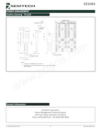 EZ1083CT-3.3 Datasheet Pagina 5