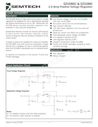 EZ1086CT-3.3T數據表 封面