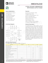 HMC675LC3CTR Datasheet Cover