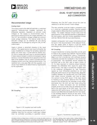 HMCAD1040-80 Datasheet Pagina 10