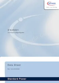 IFX25001TFV33ATMA1 Datasheet Copertura