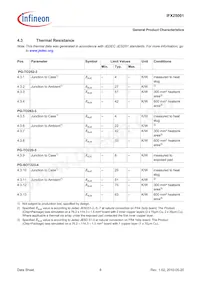 IFX25001TFV33ATMA1 Datasheet Pagina 6