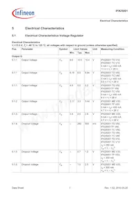 IFX25001TFV33ATMA1 Datasheet Pagina 7