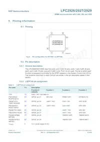 LPC2927FBD144 Datenblatt Seite 5