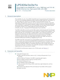 LPC4353JET256 Datasheet Copertura