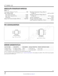 LT1990IS8-10#TRPBF Datasheet Page 2