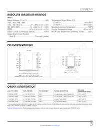 LT1997HDF-1#TRPBF Datasheet Pagina 3