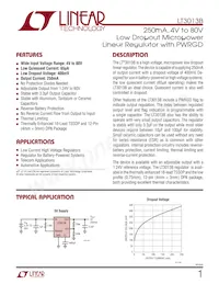 LT3013BEDE Datasheet Copertura