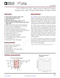 LT3033IUDC#TRPBF Datenblatt Cover