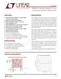 LT3082IDD Datasheet Copertura