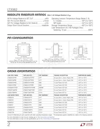 LT3082IDD Datasheet Pagina 2