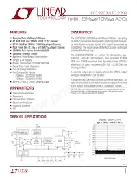 LTC2203IUK Datasheet Cover