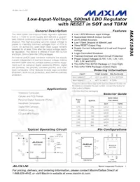 MAX1589AEZT130+T Datasheet Copertura