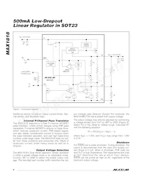 MAX1818EUT50#G16 Datasheet Pagina 6