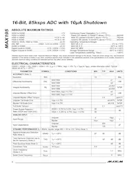 MAX195BCWE+TG035 Datasheet Pagina 2