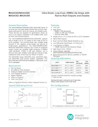 MAX4394EUD+TG24 Datenblatt Cover