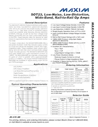 MAX4477AUA+G65數據表 封面