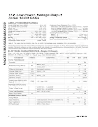 MAX539ACSA+TGA7數據表 頁面 2
