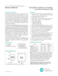 MAX6389XS30D2+ Datenblatt Cover