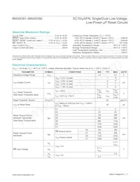 MAX6389XS30D2+ Datenblatt Seite 2