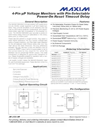 MAX821TUS/GG8 Datenblatt Cover