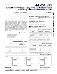 MAX823TEUK+TG126 Datasheet Copertura