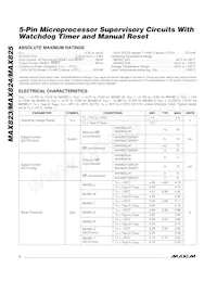 MAX823TEUK+TG126 Datasheet Pagina 2