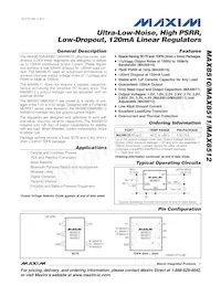 MAX8511EXK31+ Datenblatt Cover